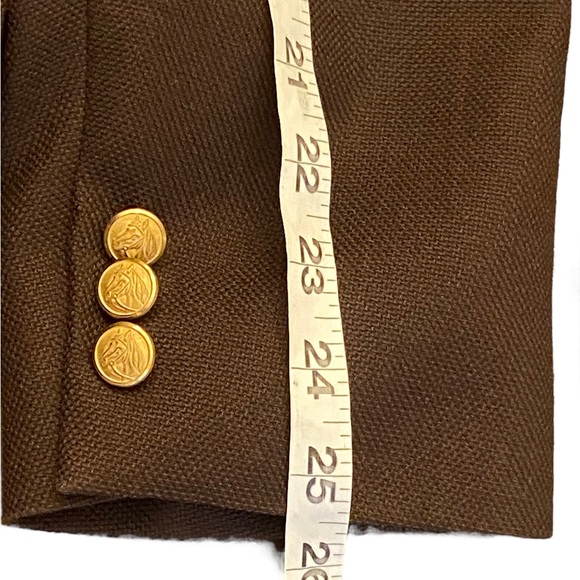 Vintage John Mabry Western Blazer Sport Coat Suit Jacket Horses Men’s Brown - Picture 11 of 12